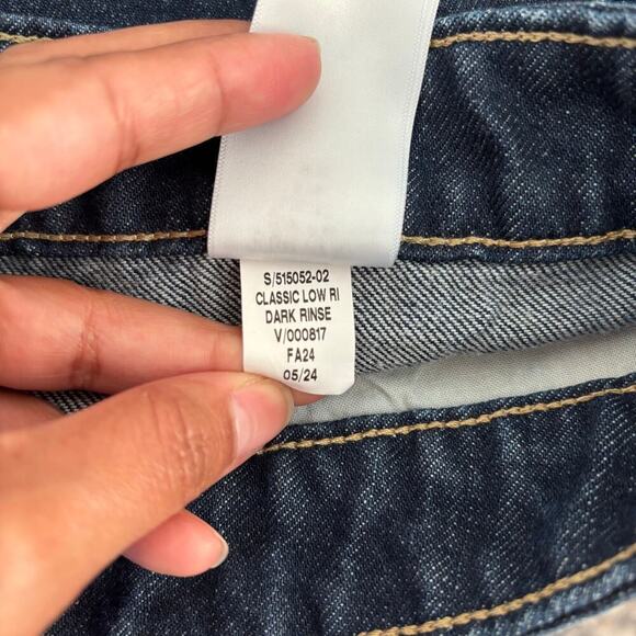 Banana Republic Low Rise Rigid Straight Jeans Size 30 Minimalist Relaxed - Picture 12 of 14